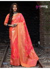 Pink Latest Exclusive Fancy Designer Wedding Wear Silk Saree Collection 5205